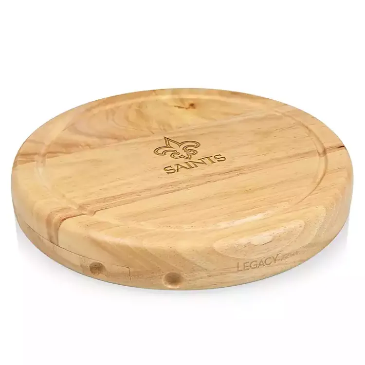 Kirklands Home New Orleans Saints Cheese Board and Tool Set Tan