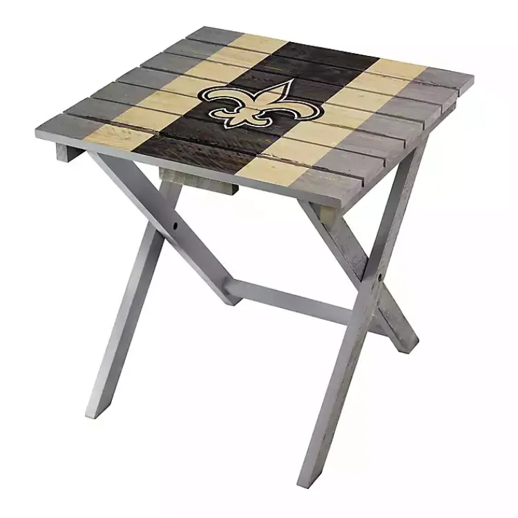 Kirklands Home New Orleans Saints Folding Outdoor Table Brown Online