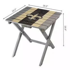 Kirklands Home New Orleans Saints Folding Outdoor Table Brown Online