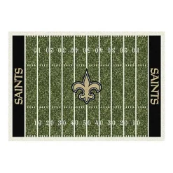 Kirklands Home New Orleans Saints Home Field Area Rug, 6x8 Green Outlet