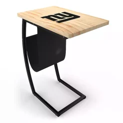 Kirklands Home New York Giants Wood C-Table Tan