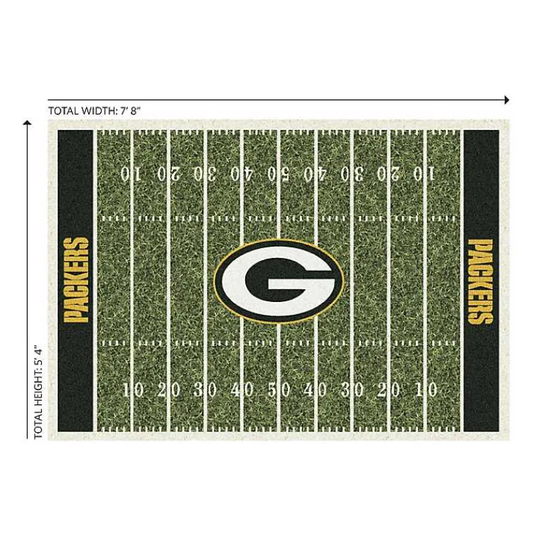 Kirklands Home NFL Green Bay Packers Home Field Area Rug, 6x8 Sale