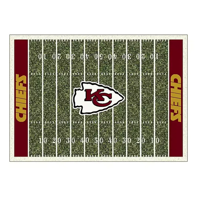 Kirklands Home NFL Kansas City Chiefs Home Field Area Rug, 6x8 Clearance