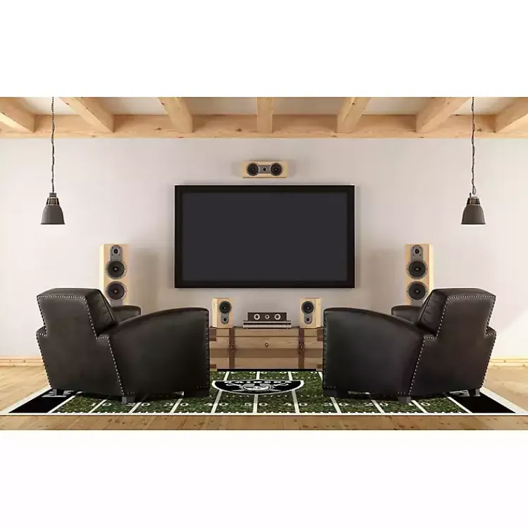 Kirklands Home NFL Las Vegas Raiders Home Field Area Rug, 6x8 Sale