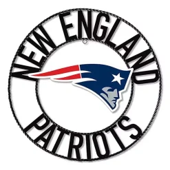 Kirklands Home NFL New England Patriots Wrought Iron Wall Plaque Hot