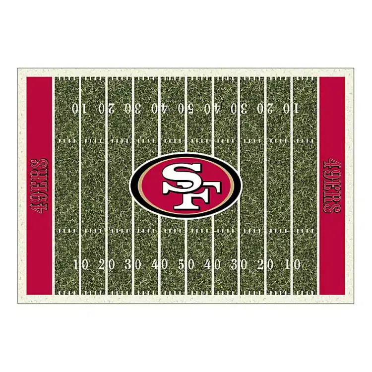 Kirklands Home NFL San Francisco 49ers Home Field Area Rug, 6x8 Hot
