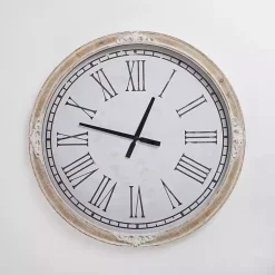 Kirklands Home Norah Distressed Wood Wall Clock Best