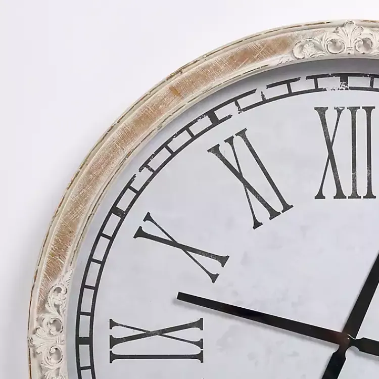 Kirklands Home Norah Distressed Wood Wall Clock Best
