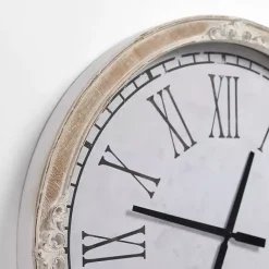 Kirklands Home Norah Distressed Wood Wall Clock Best
