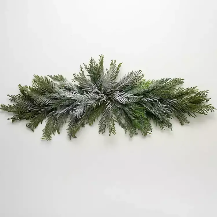 Christmas Arrangements & Garland>Kirklands Home Norfolk Cedar Christmas Swag Green