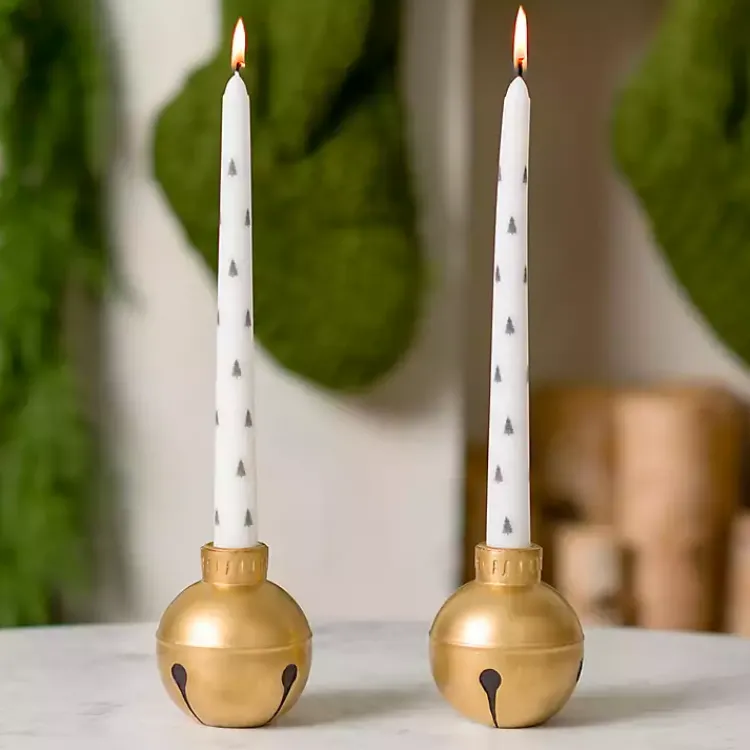 Candles>Kirklands Home Norfolk Trees Taper Candles, Set of 2