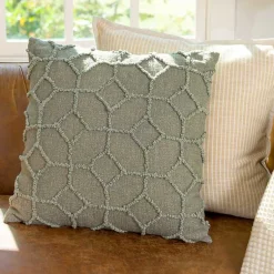 Pillows>Kirklands Home Norman Sage Pillow Green