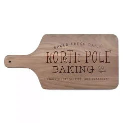 Christmas Dining & Entertaining>Kirklands Home North Pole Baking Cutting Board Brown