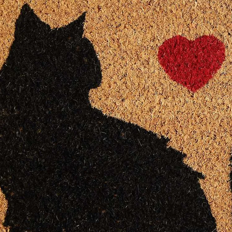 Kirklands Home Not Home Without a Cat Coir Doormat