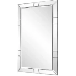Kirklands Home Notched Bevel Rectangle Wall Mirror Best