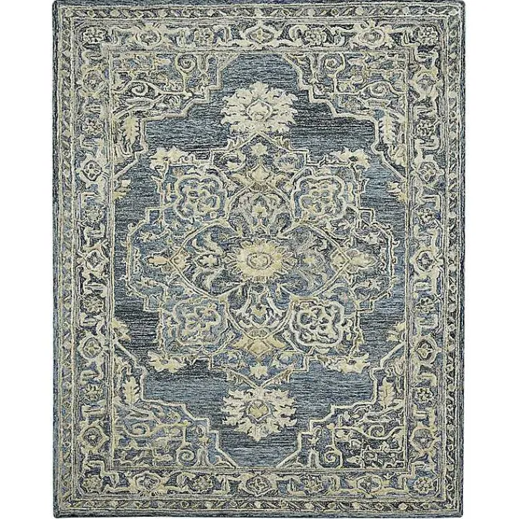 Kirklands Home Nucia Denim Hand-Tufted Area Rug, 5x7 Blue Best