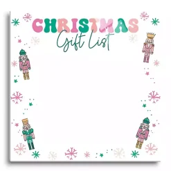 Christmas Art & Wall Decor>Kirklands Home Nutcracker Christmas Gift List Dry Erase Board