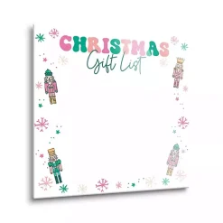 Christmas Art & Wall Decor>Kirklands Home Nutcracker Christmas Gift List Dry Erase Board
