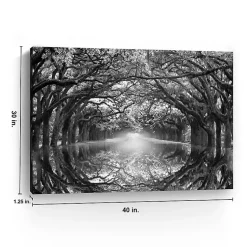 Kirklands Home Oak Alley Reflection Giclee Canvas Art Print Hot