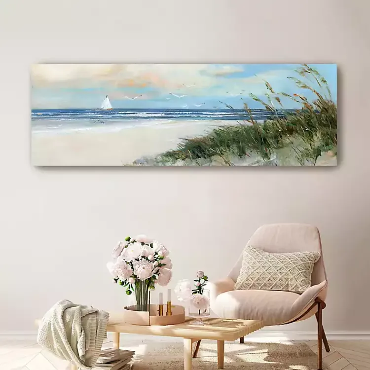 Kirklands Home Oak Island Sunrise Canvas Art Print, 60x20 in. Best