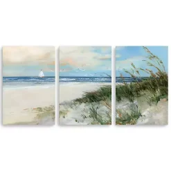 Kirklands Home Oak Island Sunrise Canvas Art Prints, 32x48 Hot