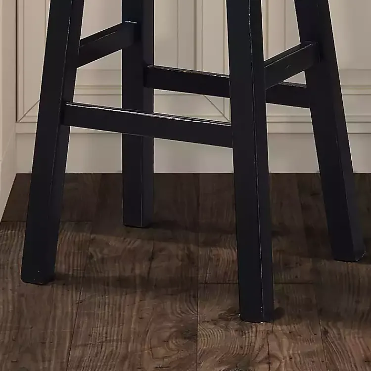 Kirklands Home Oak Wood Backless Cooper Bar Stools, Set of 2 Brown Hot