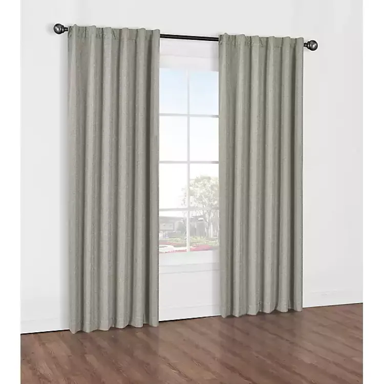 Kirklands Home Oatmeal Baxter Blackout Curtain Panel, 84 in. Tan Online