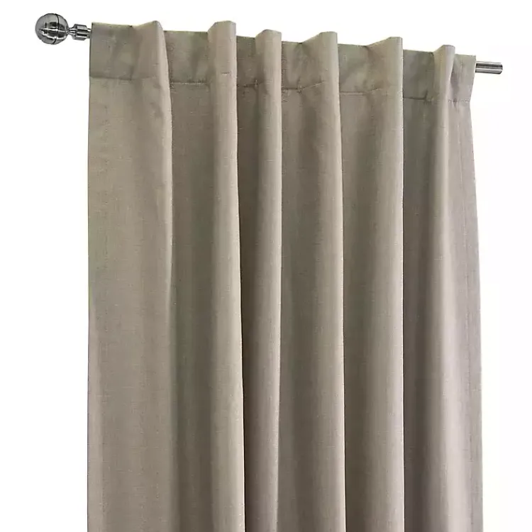 Kirklands Home Oatmeal Baxter Blackout Curtain Panel, 95 in. Tan Online