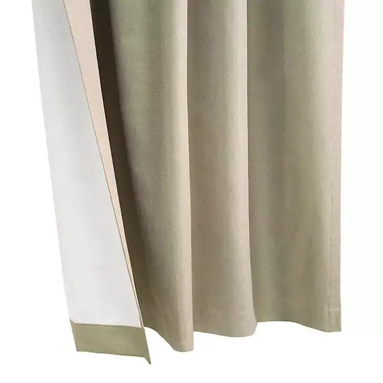 Kirklands Home Oatmeal Baxter Blackout Curtain Panel, 95 in. Tan Online