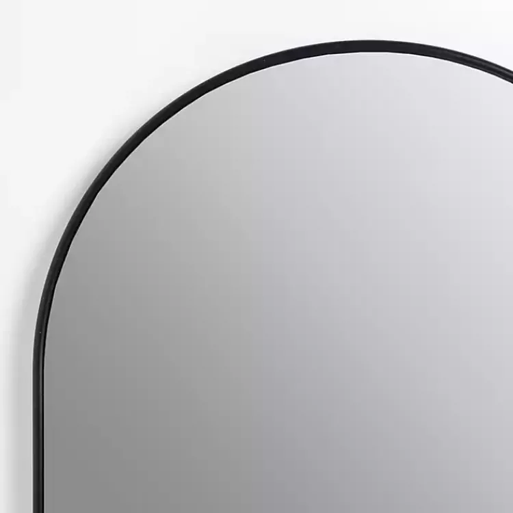 Kirklands Home Oblong Black Nouveau Linear Wall Mirror Best