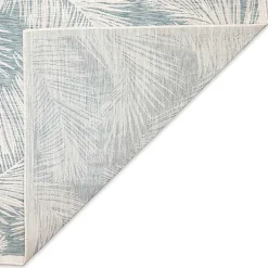 Kirklands Home Ocean Blue Palm Leaves Outdoor Area Rug, 6x9 Sale