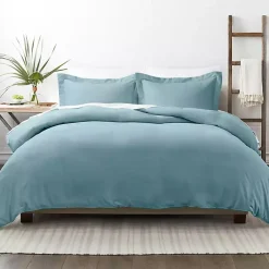 Kirklands Home Ocean Solid 3-pc. Queen Duvet Cover Set Blue Best