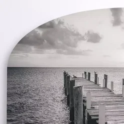Kirklands Home Ocean Dock Arched Canvas Art Print Best