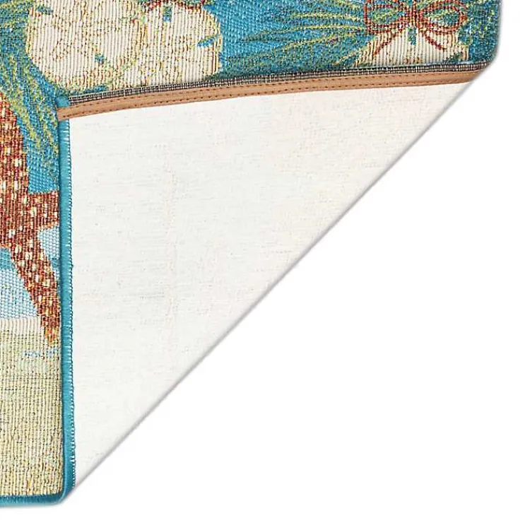Outdoor Christmas Decorations>Kirklands Home Ocean Holiday Accent Rug, 24x34