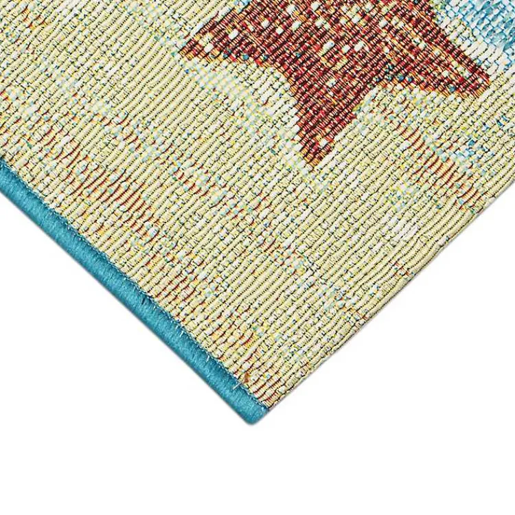 Outdoor Christmas Decorations>Kirklands Home Ocean Holiday Accent Rug, 24x34