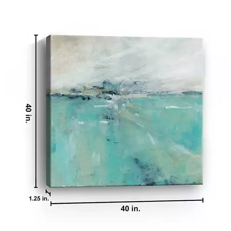 Kirklands Home Ocean's Expanse Giclee Canvas Art Print Blue