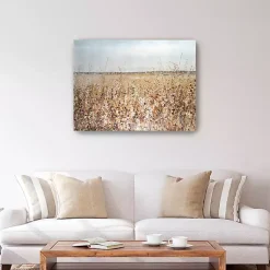Kirklands Home Ochre Landscape Canvas Art Print Brown Sale