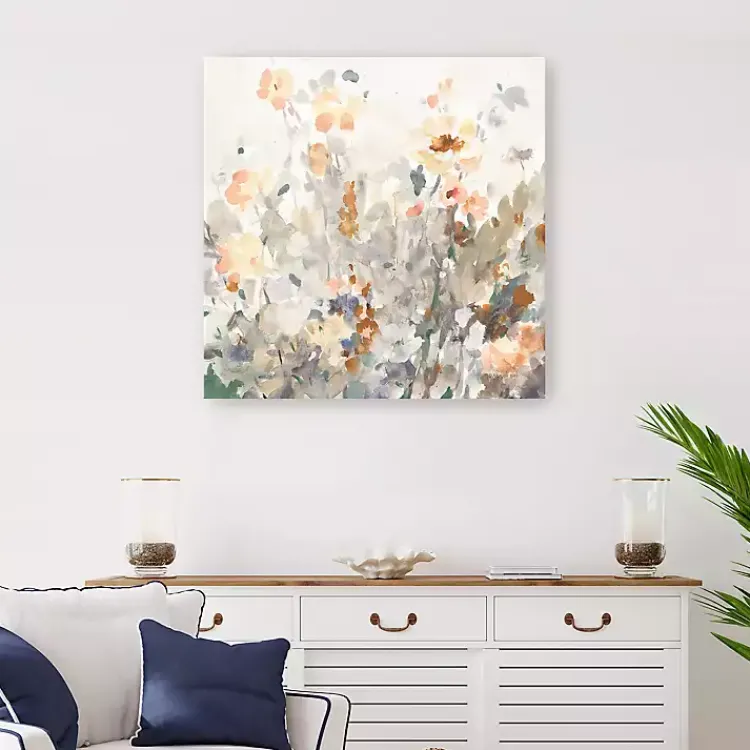 Kirklands Home October Garden Canvas Art Print Gray New
