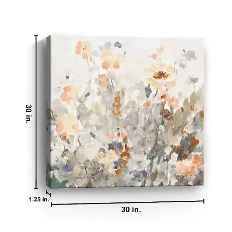 Kirklands Home October Garden Canvas Art Print Gray New
