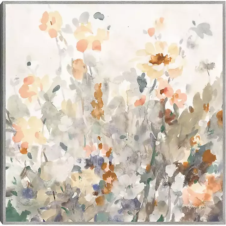Kirklands Home October Garden Framed Canvas Art Print Sale