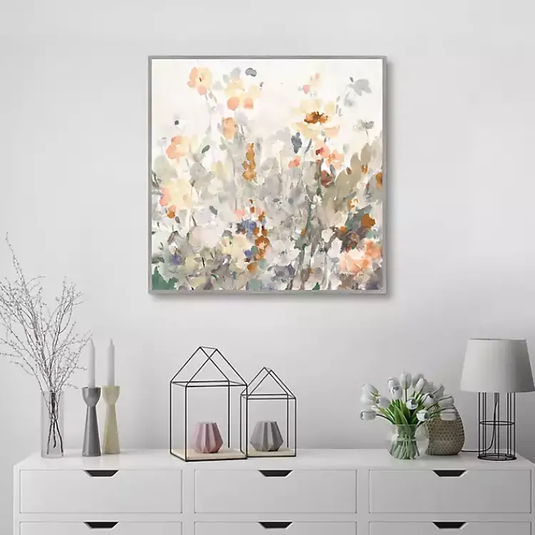 Kirklands Home October Garden Framed Canvas Art Print Sale