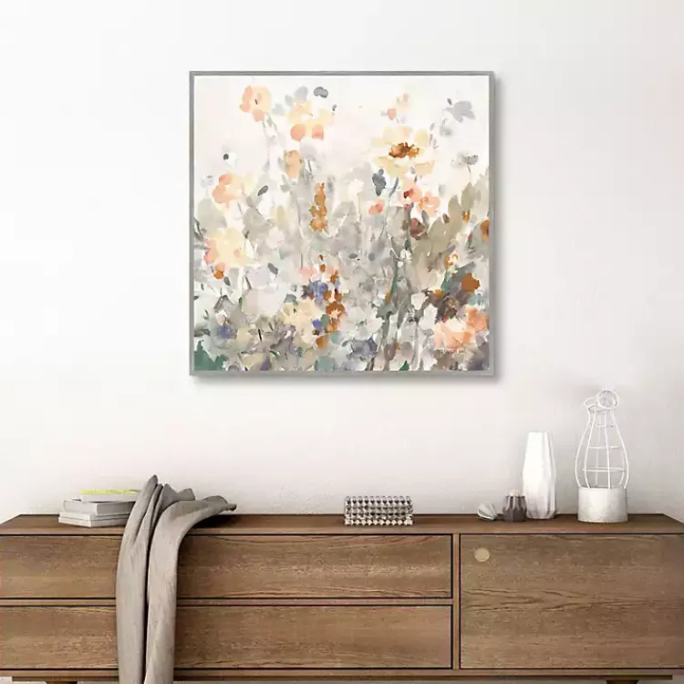 Kirklands Home October Garden Framed Canvas Art Print Sale