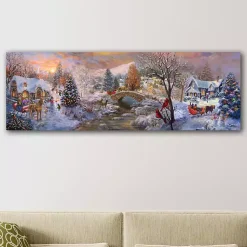 Christmas Art & Wall Decor>Kirklands Home Off To Grandmas Christmas Canvas Art Print Multi