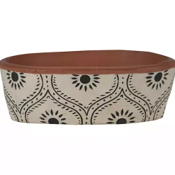 Kirklands Home Ogee Handthrown Terracotta Planter