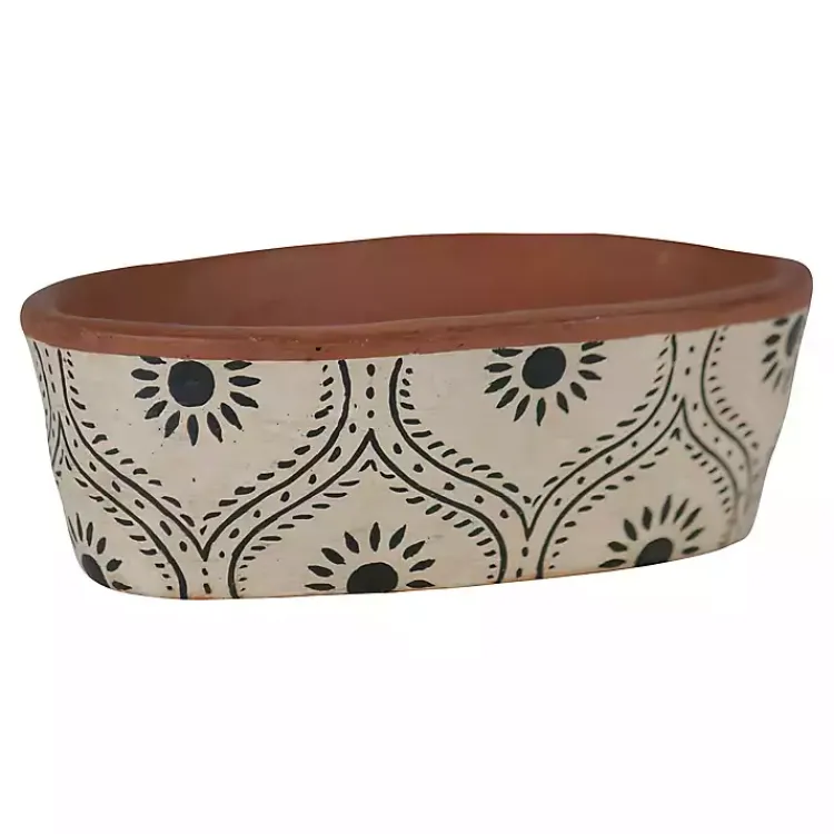 Kirklands Home Ogee Handthrown Terracotta Planter
