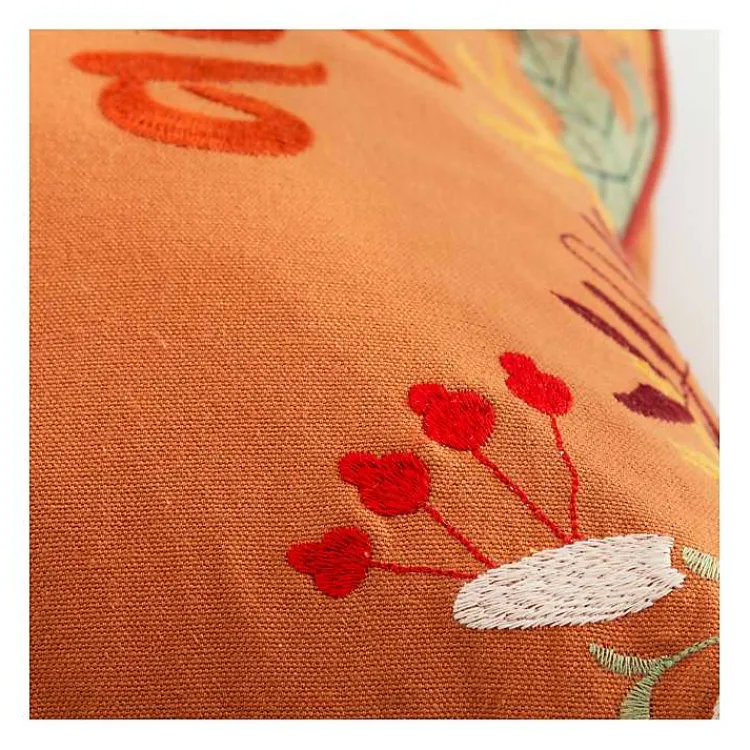 Fall>Kirklands Home Oh Fall Its Nice to See You Again Throw Pillow Orange