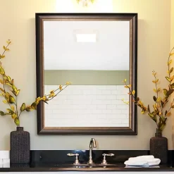 Kirklands Home Oil Rubbed Bronze Beveled Framed Wall Mirror Best