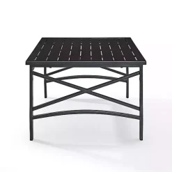 Kirklands Home Oiled Bronze Metal Dayton Outdoor Coffee Table Brown Hot