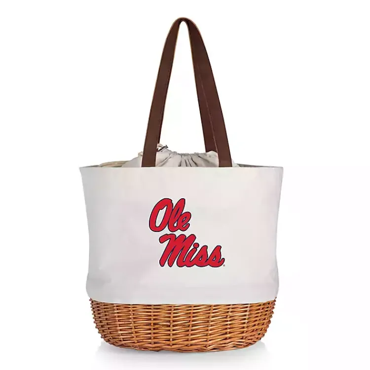 Kirklands Home Ole Miss Canvas Tote Bag Red Discount