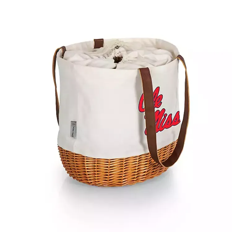 Kirklands Home Ole Miss Canvas Tote Bag Red Discount